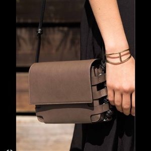 Von Holzhausen Black Cage Crossbody Bag